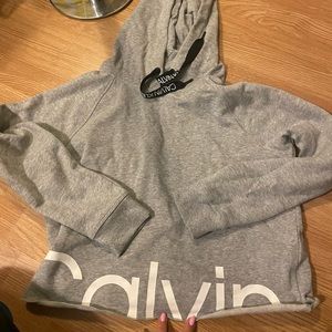 Calvin Klein crop hoodie
